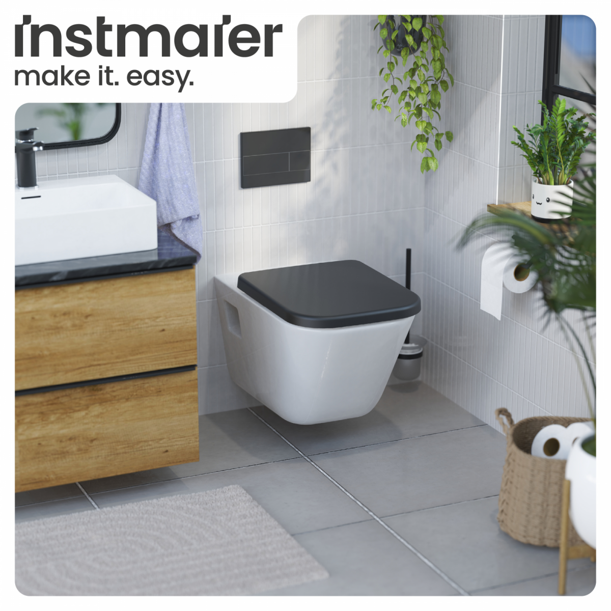 WC-Sitz Helma | Absenkautomatik & Schnellverschluss | instmaier