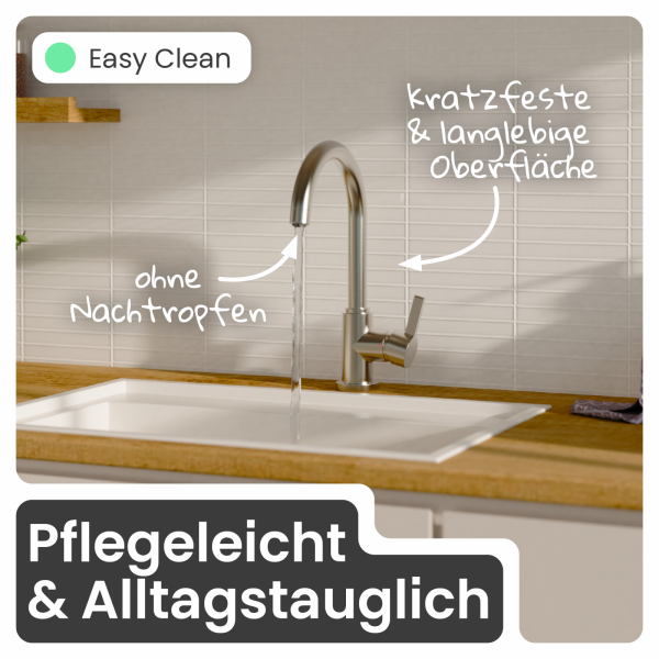 Küchenarmatur Leona | Verbrühschutz & 360° schwenkbar | instmaier