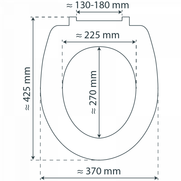 WC-Sitz BAMBUS, mit Absenkautomatik