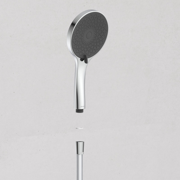 CAPRI Stangenbrauseset • Chrom/Anthrazit