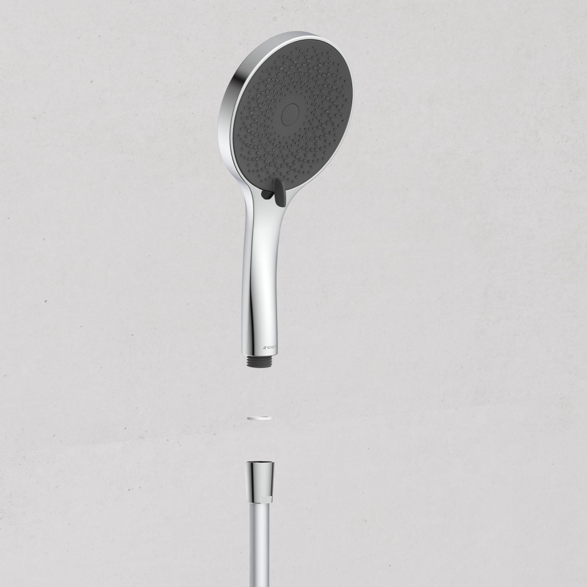 CAPRI Stangenbrauseset • Chrom/Anthrazit