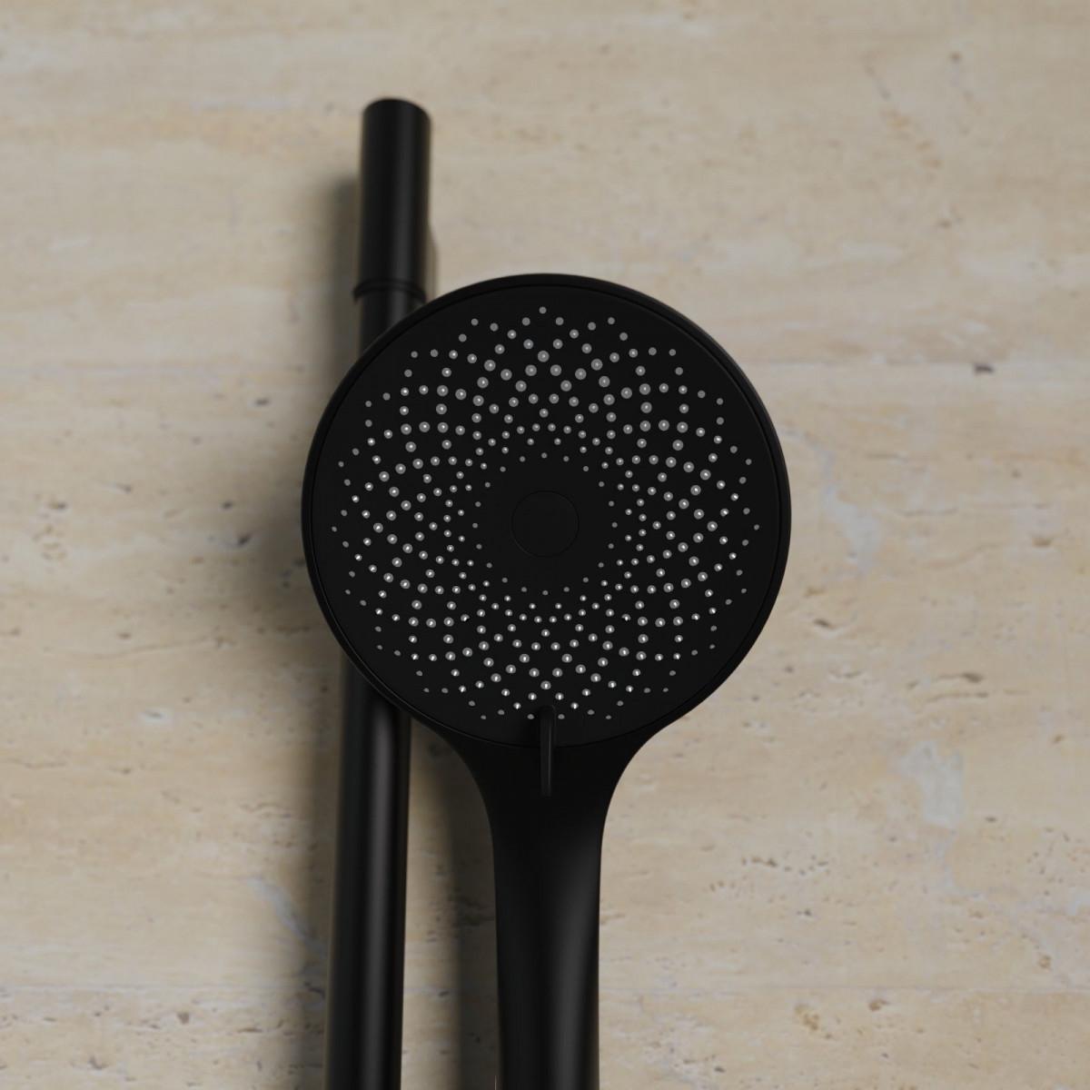 CAPRI Stangenbrauseset • Schwarz matt