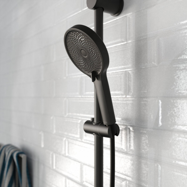 SAMOA RAIN Duschkopf, wassersparend, Schwarz matt