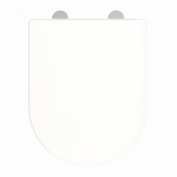 WC-Sitz Helma TÜV geprüft, in Weiß mit Absenkautomatik und Schnellverschluss, D-Form