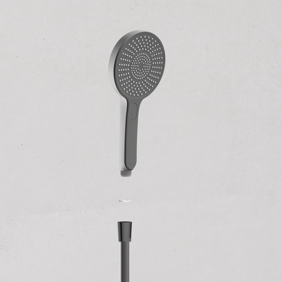 KARIBIK Stangenbrause-Set, Graphit matt