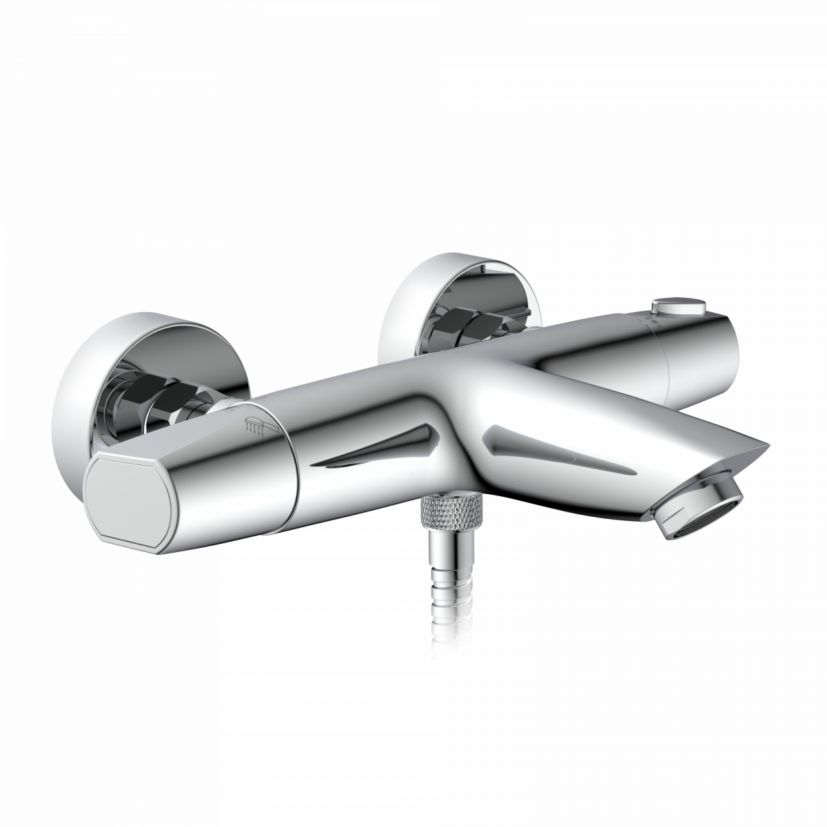 Badewannenarmatur Beatrice, in Chrom mit Thermostat