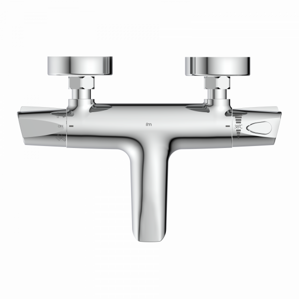 Badewannenarmatur Beatrice, in Chrom mit Thermostat