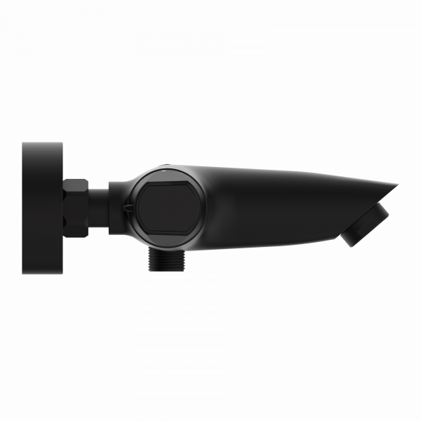 Badewannenarmatur Beatrice, in Schwarz matt mit Thermostat