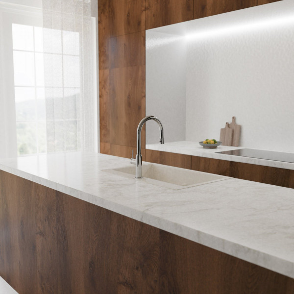 BLACKPOOL Spültischarmatur, Chrom, mit herausziehbarem Auslauf