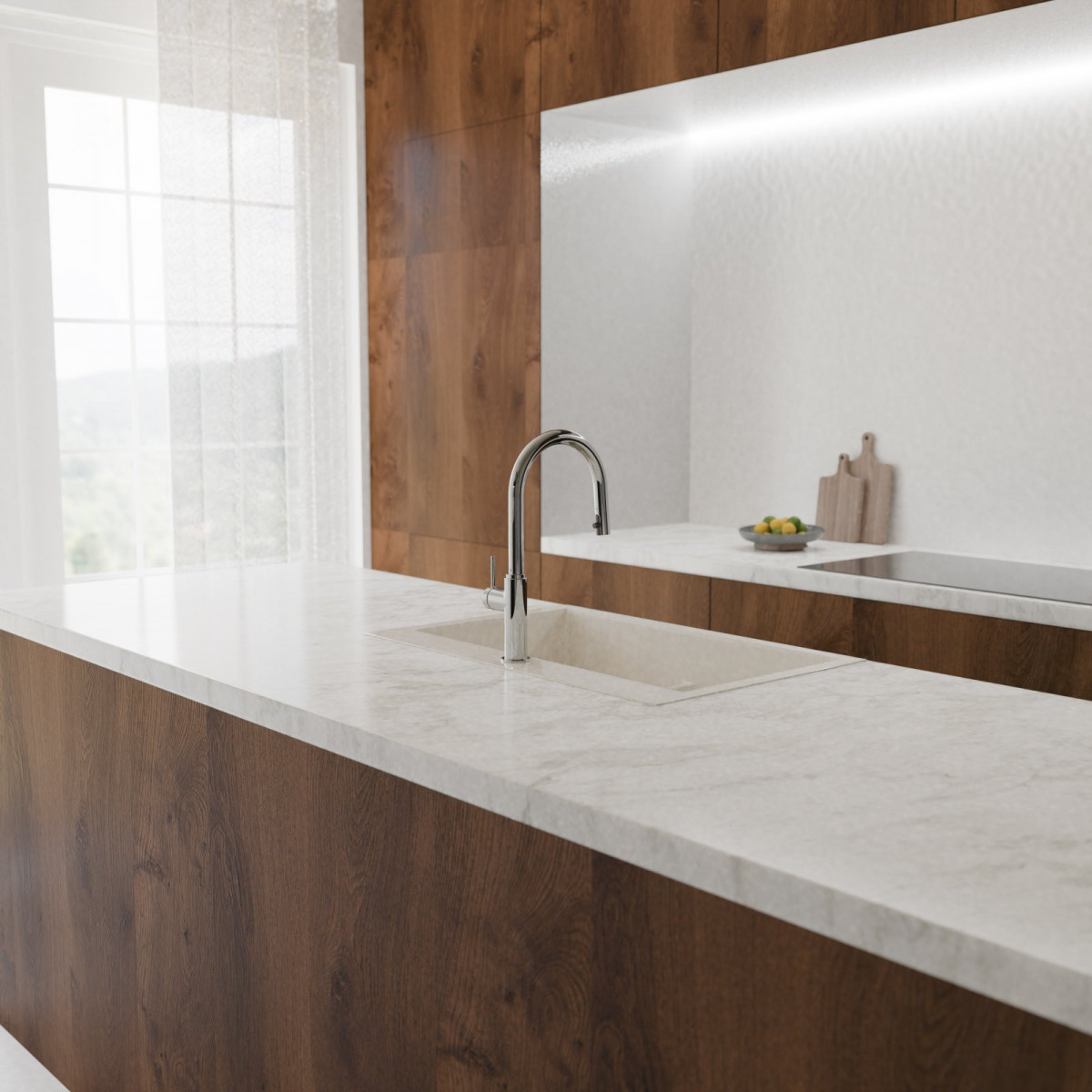 BLACKPOOL Spültischarmatur, Chrom, mit herausziehbarem Auslauf