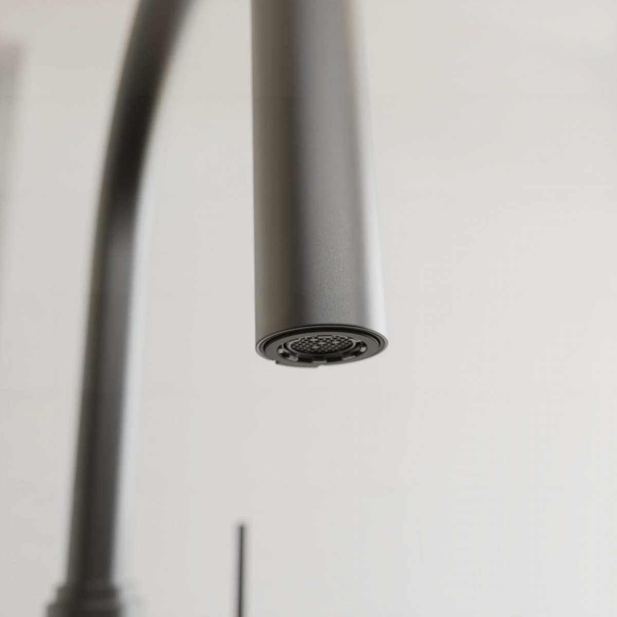 BLACKPOOL Spültischarmatur, Graphit matt, mit herausziehbarem Auslauf