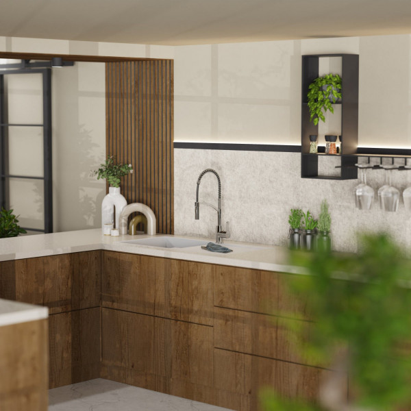 WK 3 in Chrom, Küchenarmatur mit innovativem Spiralfeder-Design