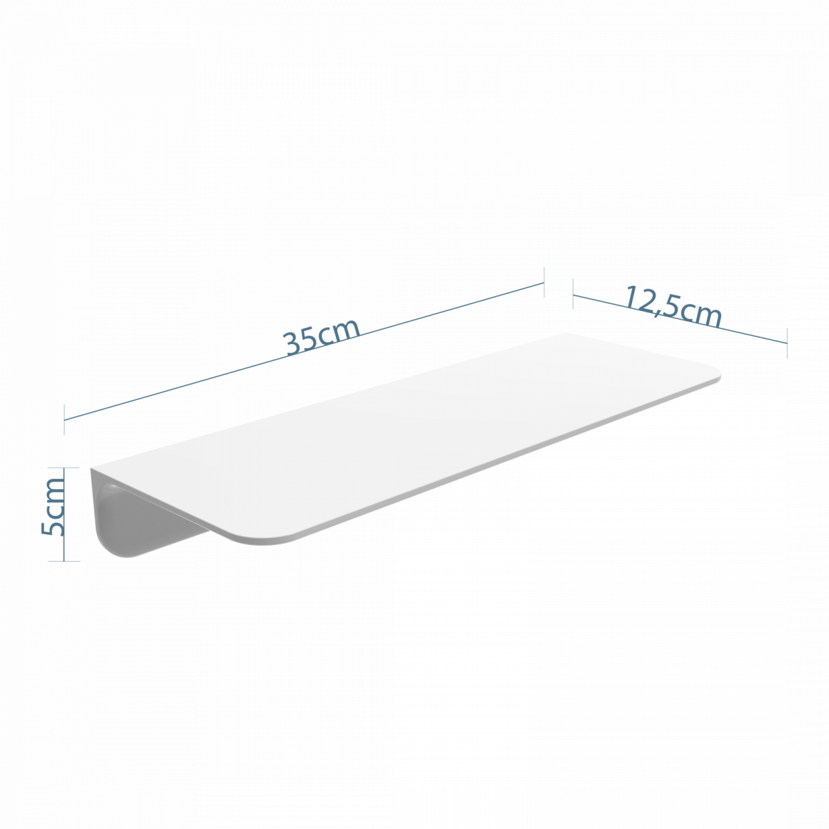 Duschablage, Weiß