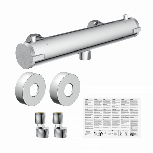 LONDON Thermostat Duscharmatur, Chrom
