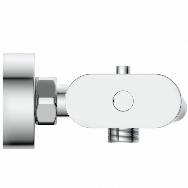 Badewannenarmatur CARNEO, Sicherheitssperre bei 38°C, Chrom