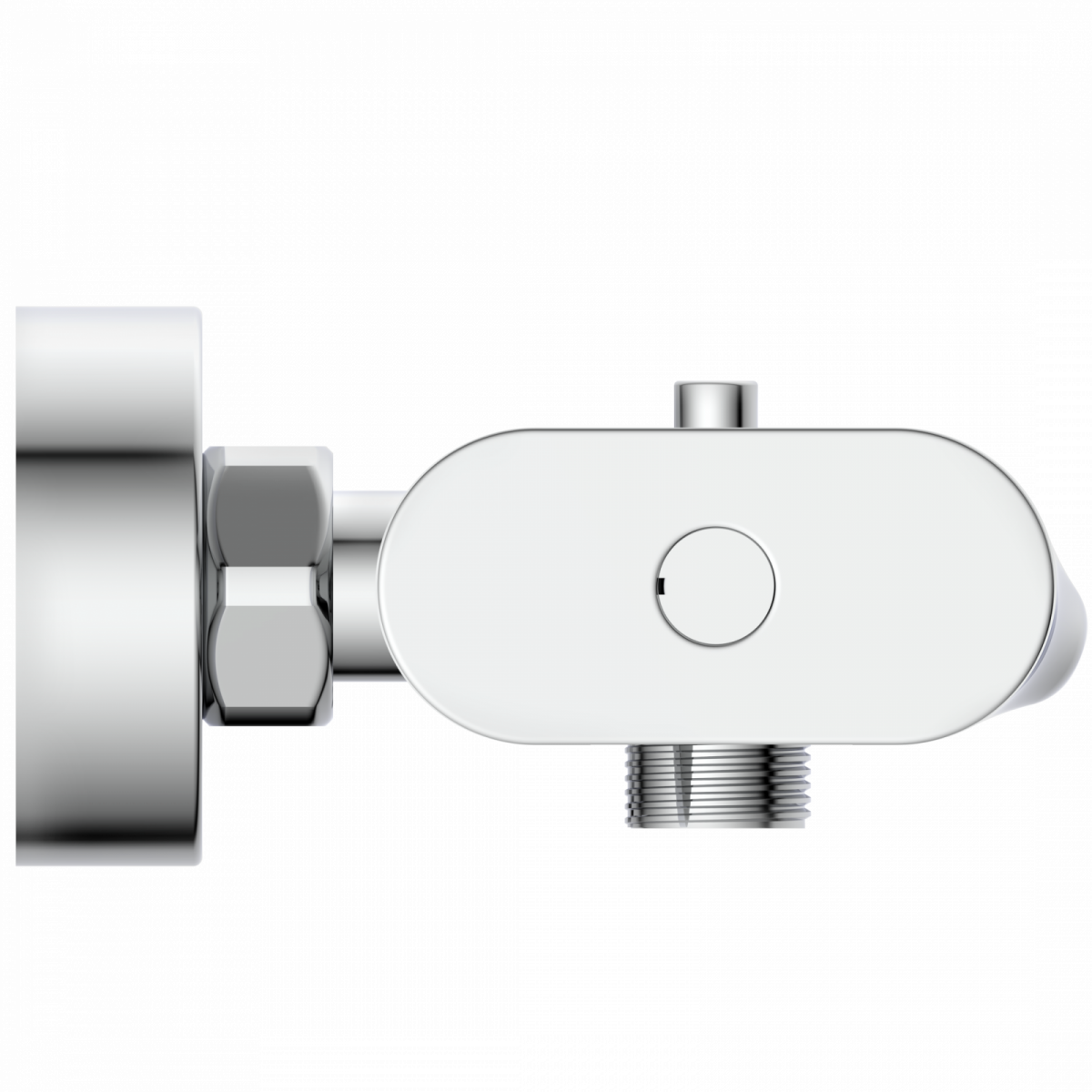 Badewannenarmatur CARNEO, Sicherheitssperre bei 38°C, Chrom