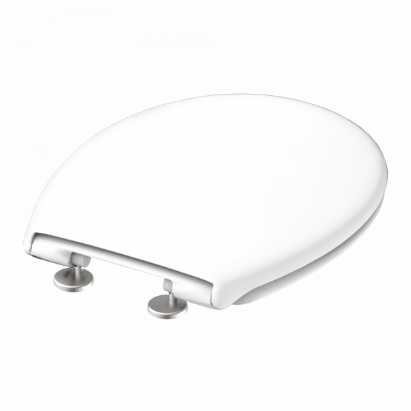 WC-Sitz Alma Made in Germany, in Weiß mit Absenkautomatik und Schnellverschluss, O-Form