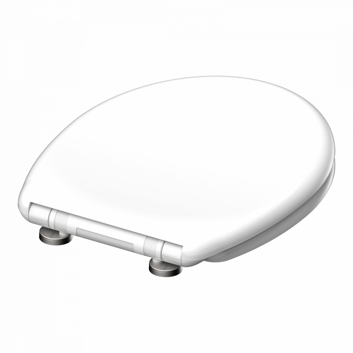 Duroplast WC-Sitz FAMILY WHITE, mit Absenkautomatik und Schnellverschluss