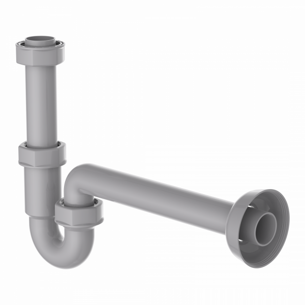 ECO-SAVE KS Röhrensiphon, Grau, 1 1/4\" x 32 mm, Siphons, wasseranschluss"