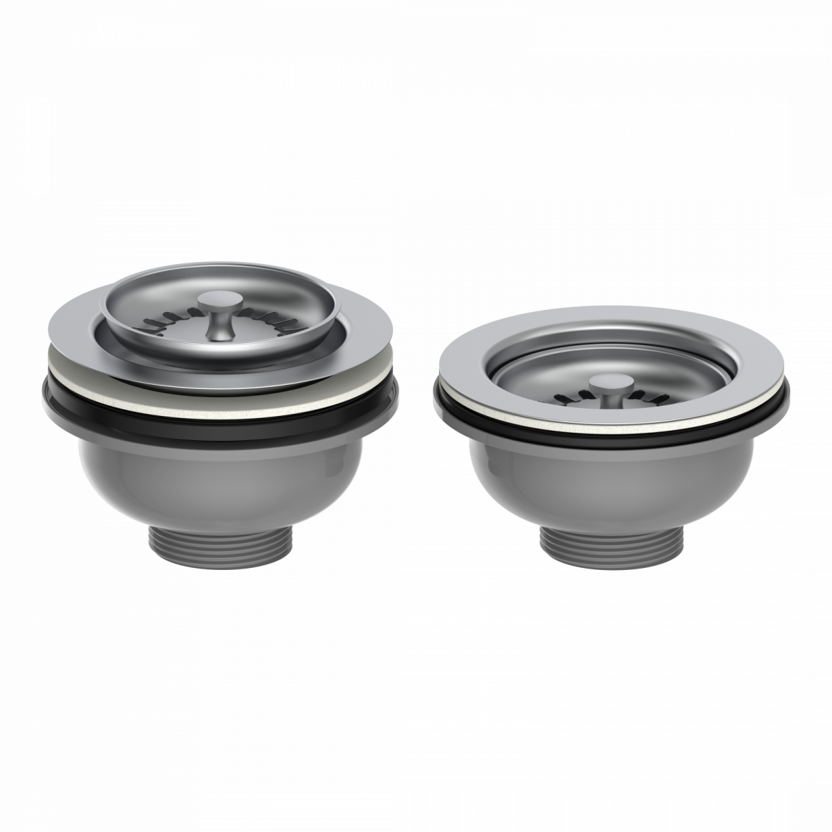 ECO-SAVE KS Korbventil Ø114 mm, Grau