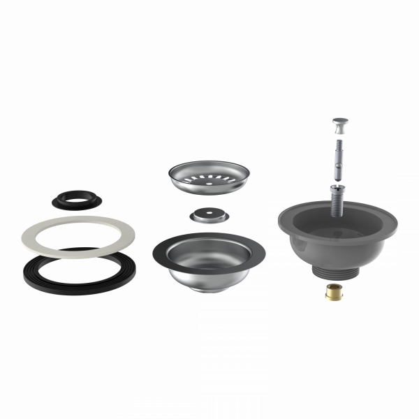 ECO-SAVE KS Korbventil Ø114 mm, Grau