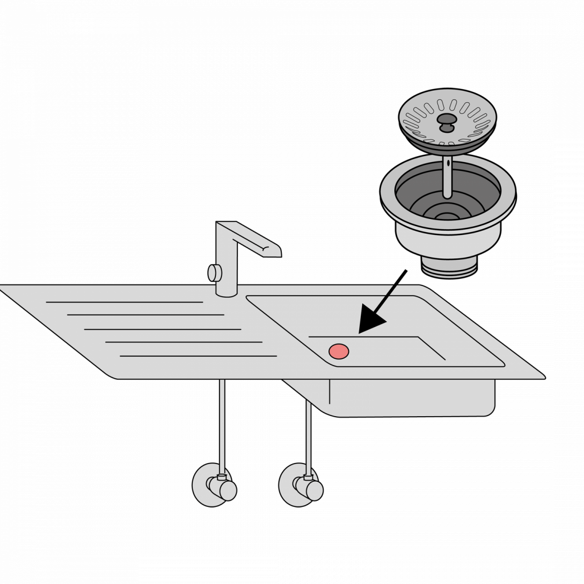 ECO-SAVE KS Korbventil Ø114 mm, Grau