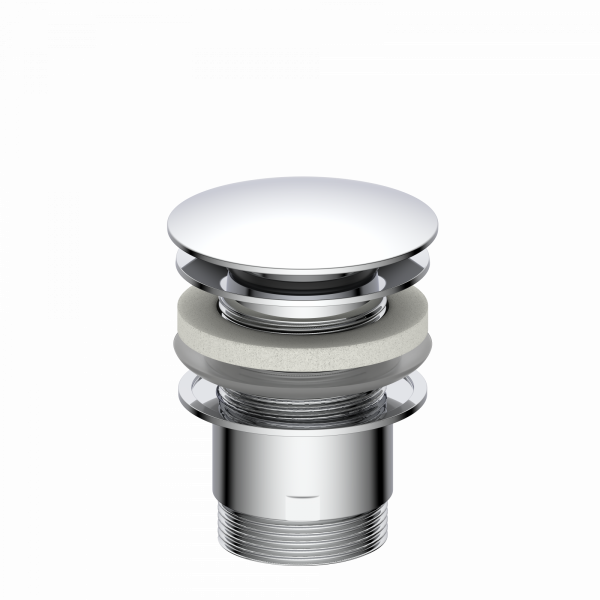 Ablaufventil DAV-1WK, Chrom,1 1/4" x 65 mm"