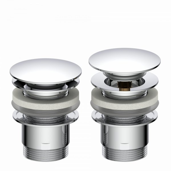 Ablaufventil DAV-1WK, Chrom,1 1/4" x 65 mm"