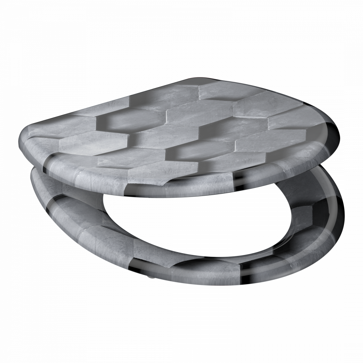 WC Sitz WC6 - Hexagon 3D