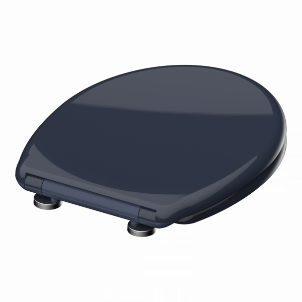 Duroplast WC-Sitz ANTHRAZIT, mit Absenkautomatik und Schnellverschluss