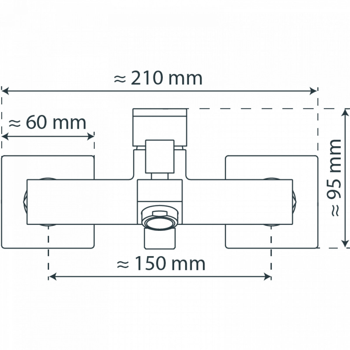 TOKYO II Wannenfüllarmatur, Chrom