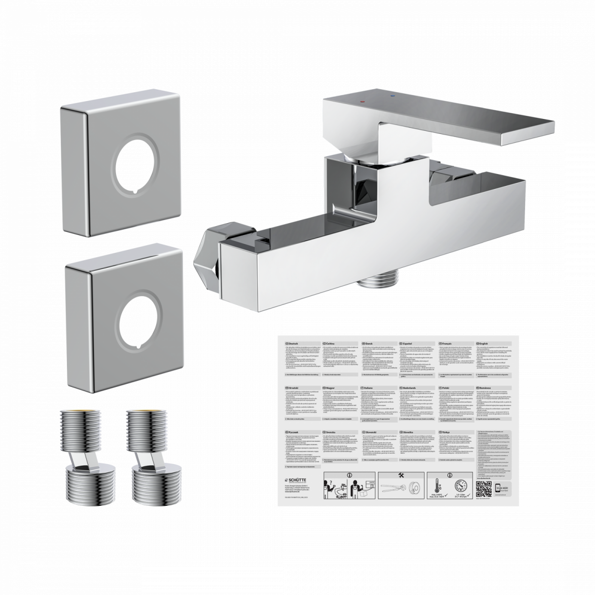 TOKYO II Duscharmatur, Chrom