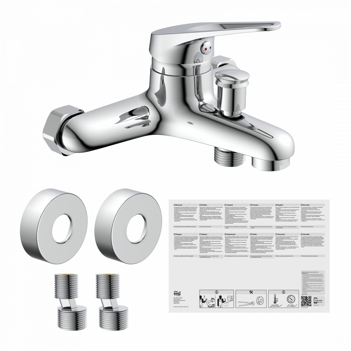 Wannenfüllarmatur SPEED, Chrom