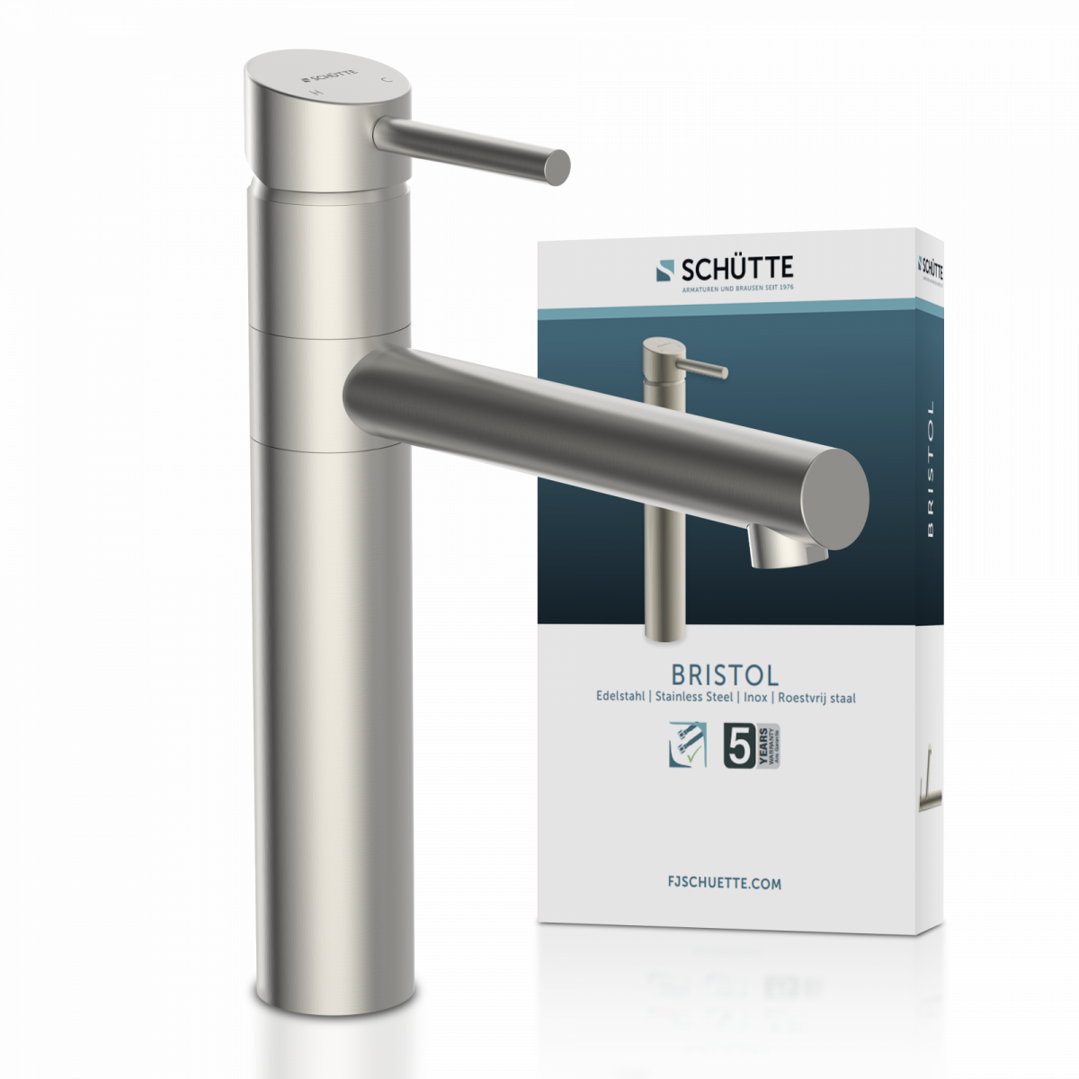 MASSIVE Spültischarmatur, Edelstahl