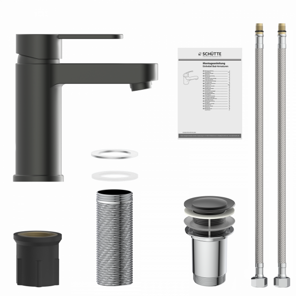 ELEPHANT Waschtischarmatur, Graphit matt