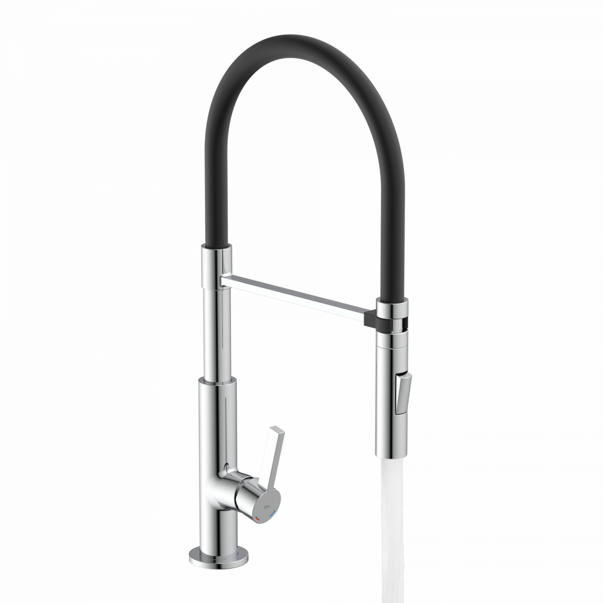 Küchenarmatur Nova, in Chrom mit herausnehmbarer Geschirrbrause, Hochdruck