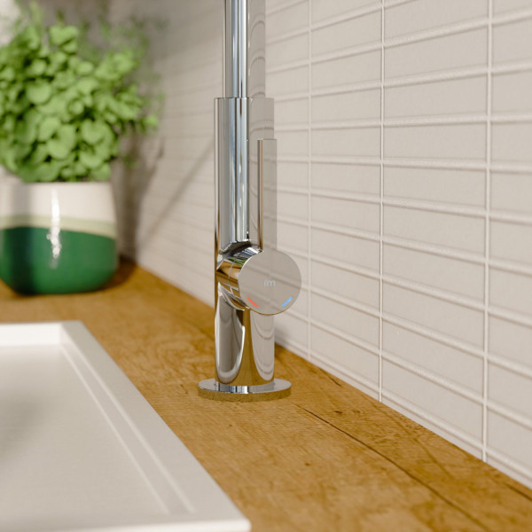 Küchenarmatur Nova, in Chrom mit herausnehmbarer Geschirrbrause, Hochdruck