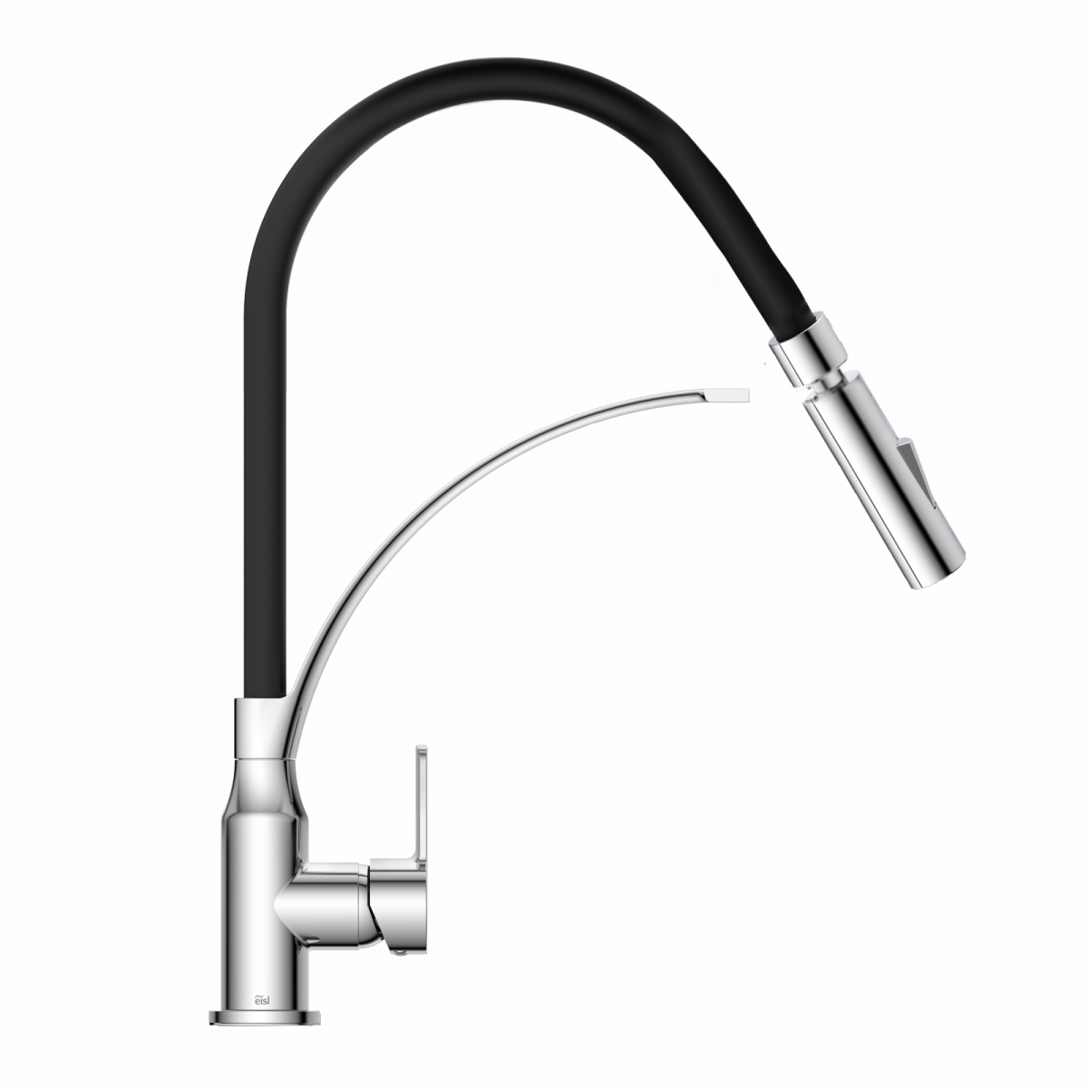 Spültischarmatur CARNEO, Chrom/Schwarz oder Chrom/Hellgrau