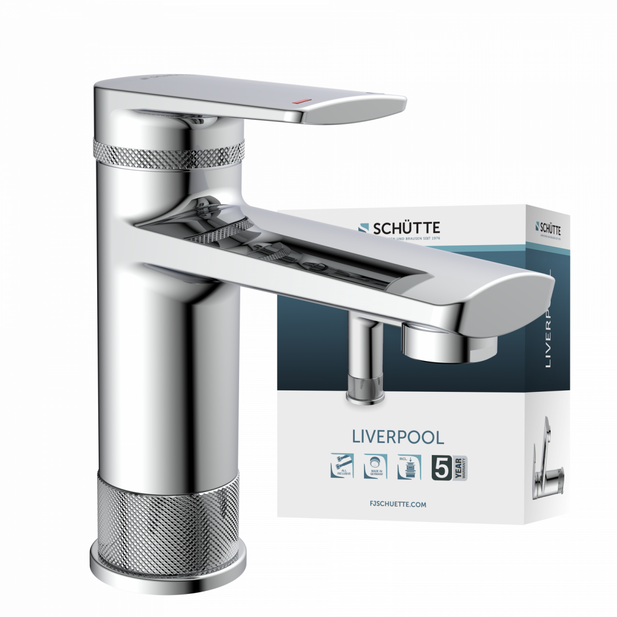 LIVERPOOL Waschtischarmatur, Chrom