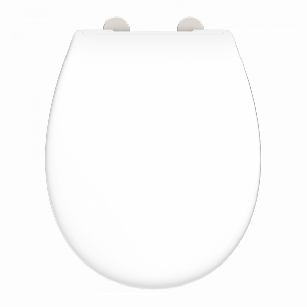 WC-Sitz Alma Made in Germany, in Weiß mit Absenkautomatik und Schnellverschluss, O-Form