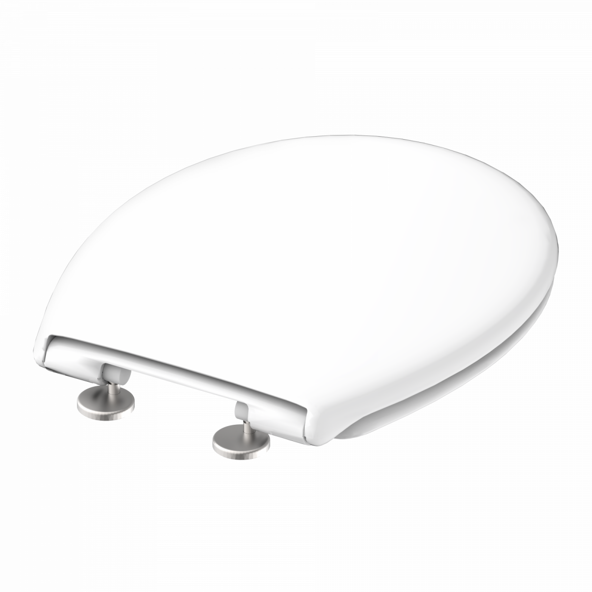 WC-Sitz Alma Made in Germany, in Weiß mit Absenkautomatik und Schnellverschluss, O-Form