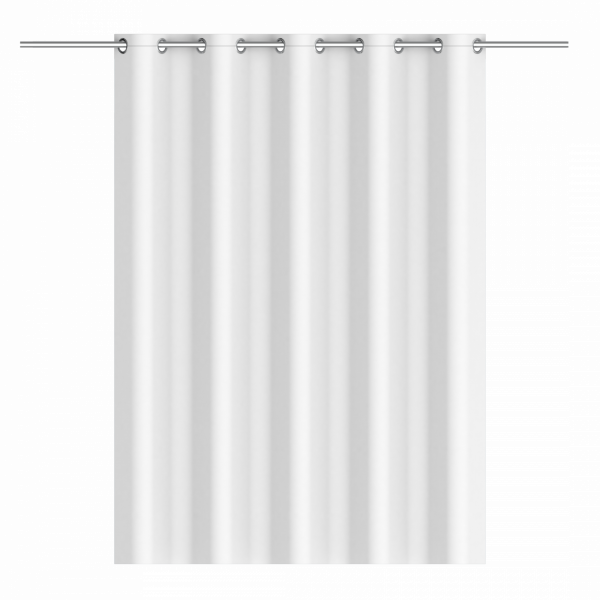 Duschvorhang, weiß