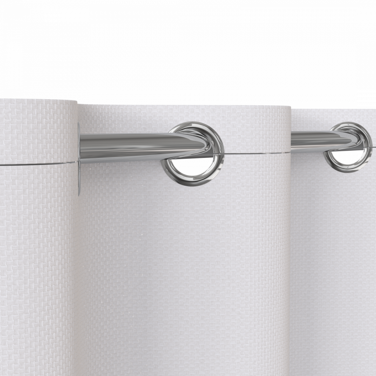 Duschvorhang, weiß