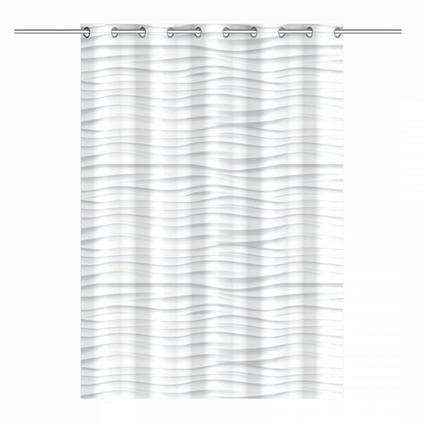 Duschvorhang, White Wave