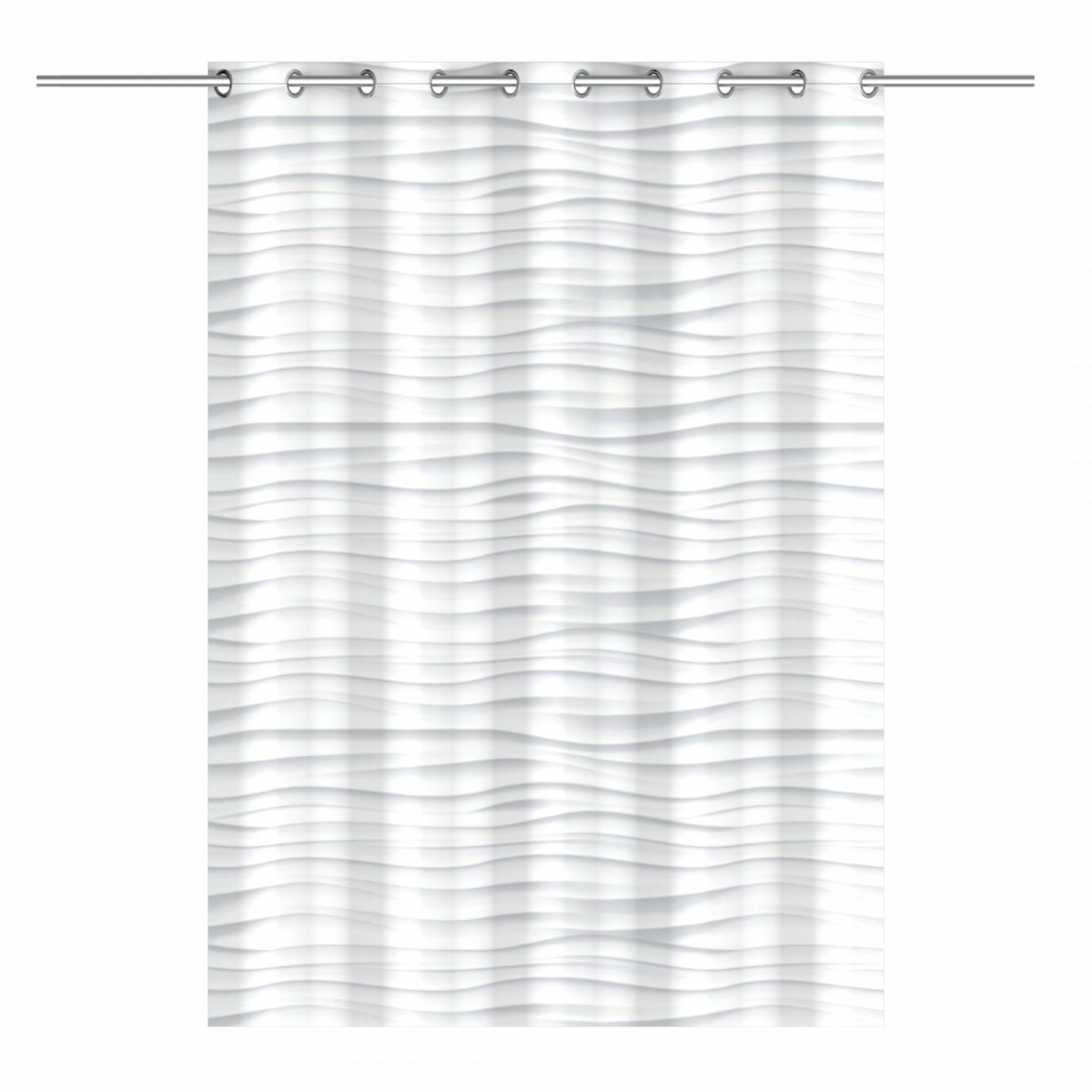 Duschvorhang, White Wave