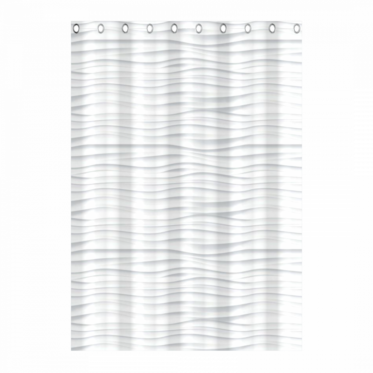 Duschvorhang, White Wave