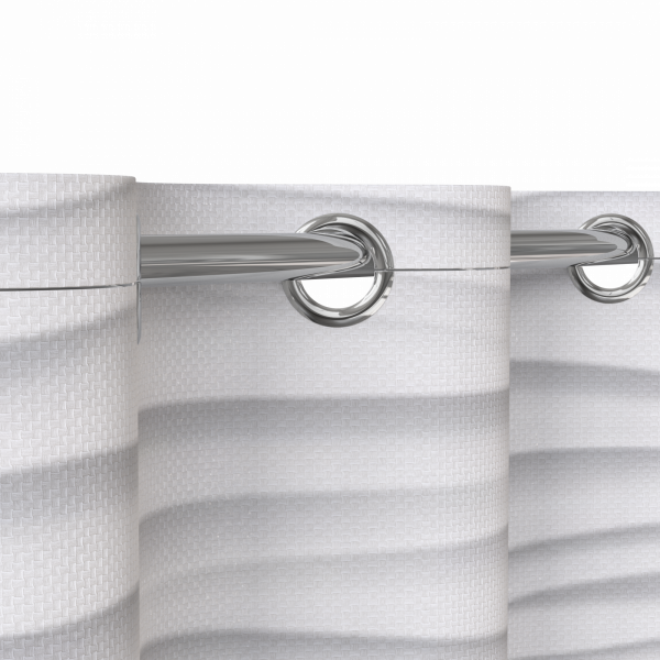 Duschvorhang, White Wave