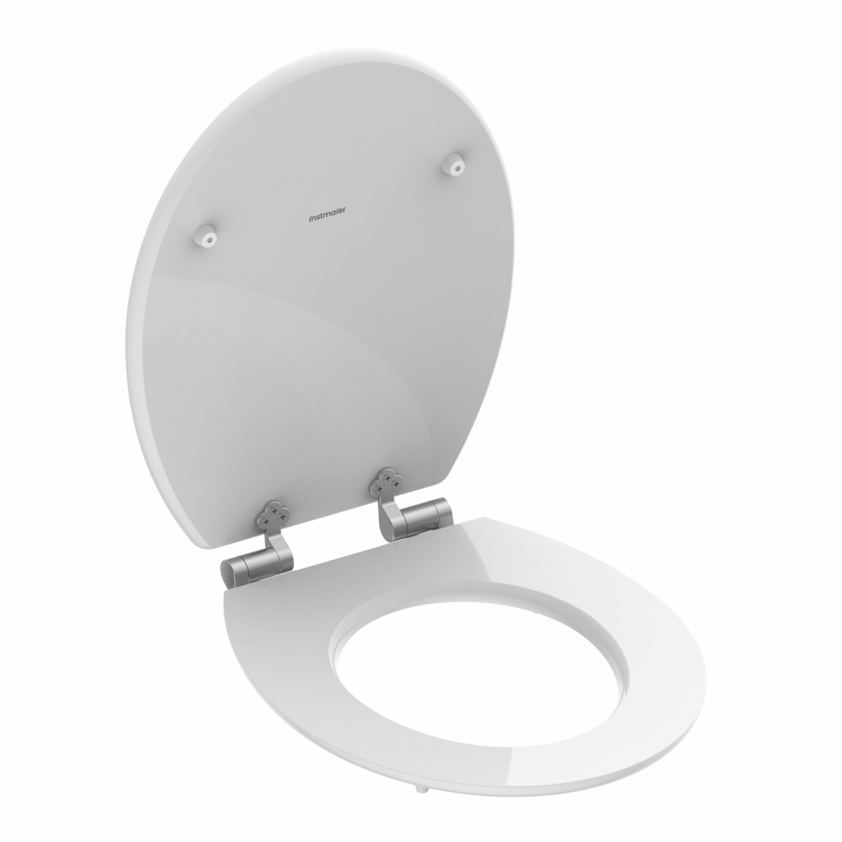 WC-Sitz Gaia aus MDF, in Weiß mit Absenkautomatik, FSC-zertifiziert