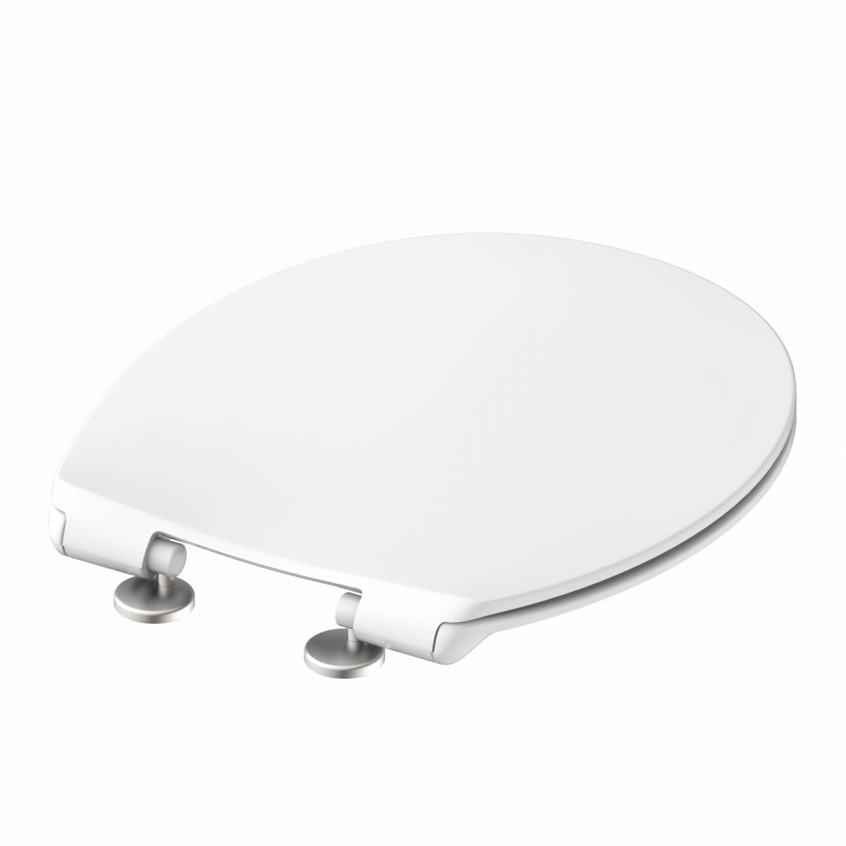 WC-Sitz Alma Slim Made in Germany, in Weiß mit Absenkautomatik und Schnellverschluss, O-Form