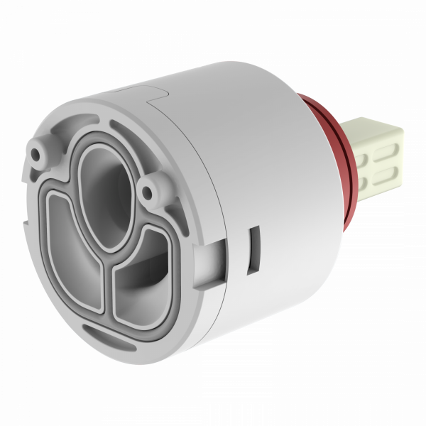 Qualitäts-Kartusche, 40mm Ø, flach, Eco-Klick, Verbrühschutz - 01023